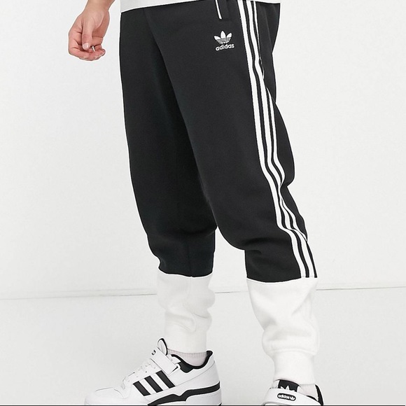 Retro Adidas Originals Contrast Colorblock Track Pants